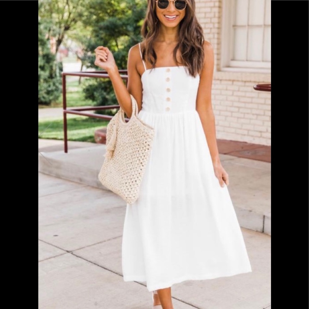 Like new Pink lily midi dress